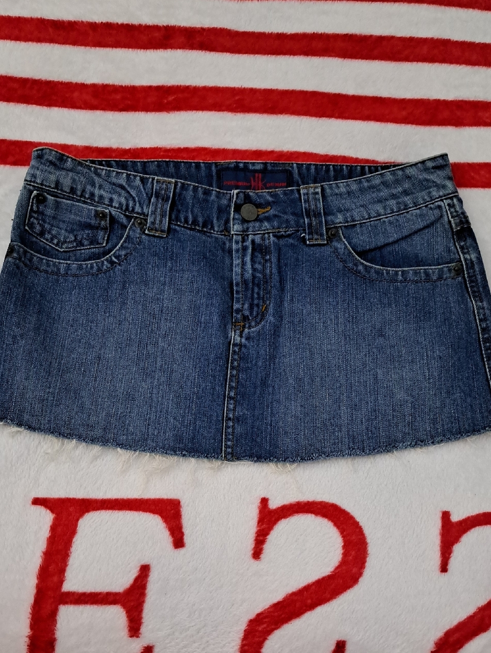 Denim Mini Skirt - Blue Size 7